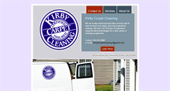 Desktop Screenshot of kirbycarpetcleaning.com